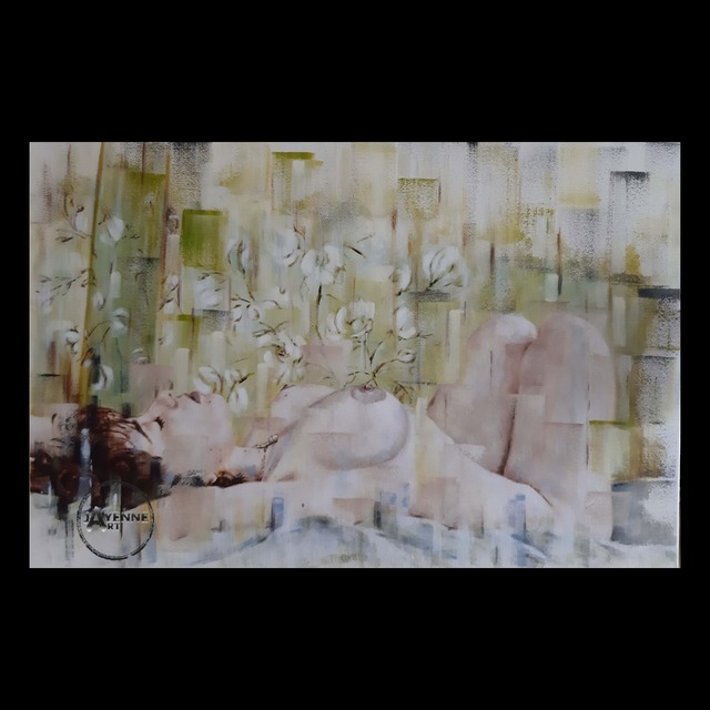Artist James Nisbet. 'Untitled Nude 09' Artwork Image, Created in 2020, Original Painting Acrylic. #art #artist