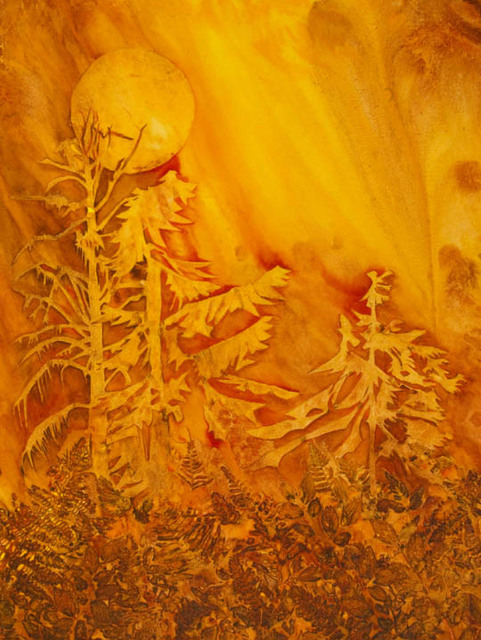 Artist Jane Palmer. 'Autumn' Artwork Image, Created in 2008, Original Watercolor. #art #artist
