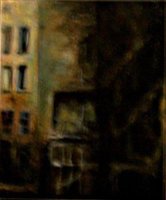 Jennifer Bryant-Wieber  '3 Apartments', created in 2001, Original Painting Acrylic.