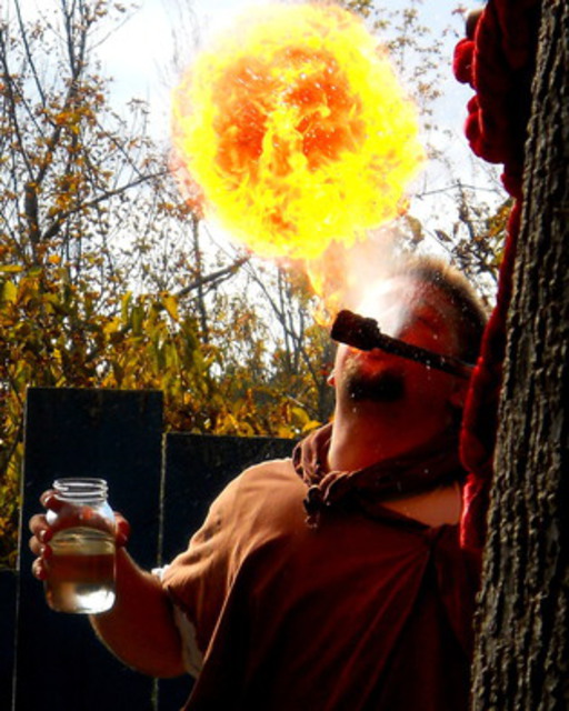 Jeanette Locher  'Fire Eater', created in 2013, Original Photography Color.