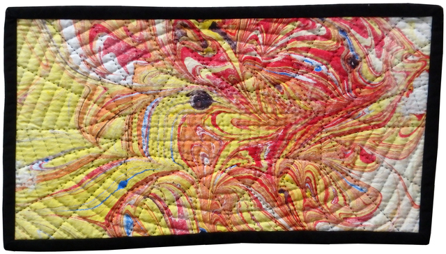 Jean Judd  'Aged Psychedelic 10', created in 2022, Original Textile.