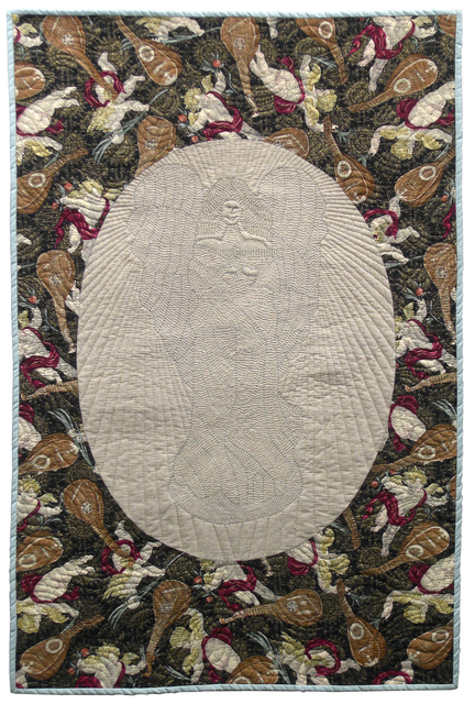 Artist Jean Judd. 'Last Angel' Artwork Image, Created in 2010, Original Textile. #art #artist