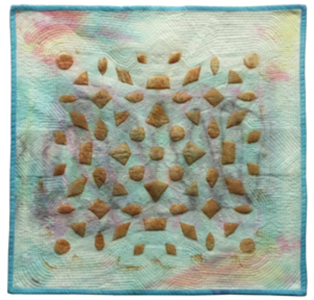 Artist Jean Judd. 'Rusted Lace 2' Artwork Image, Created in 2012, Original Textile. #art #artist