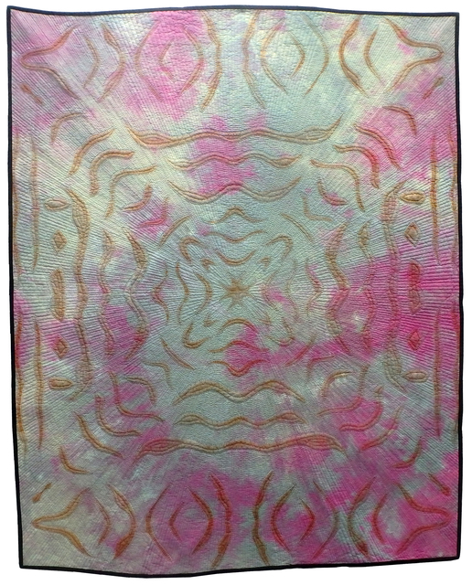 Artist Jean Judd. 'Rusted Lace No 6' Artwork Image, Created in 2019, Original Textile. #art #artist