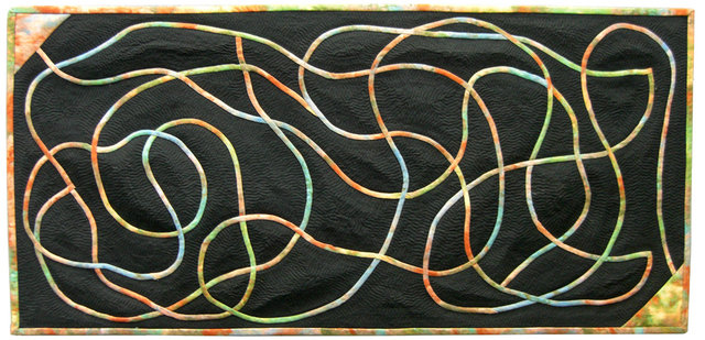 Artist Jean Judd. 'Scribble No 1 Dream Weaver' Artwork Image, Created in 2009, Original Textile. #art #artist