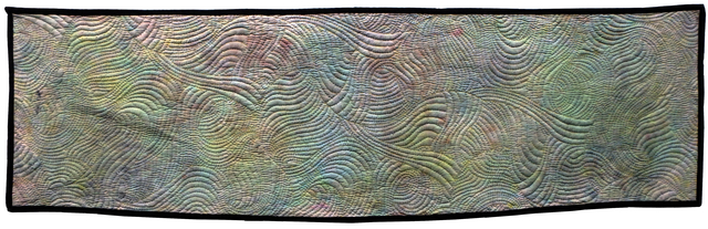 Jean Judd  'Sound Waves 3 Ionosphere', created in 2016, Original Textile.