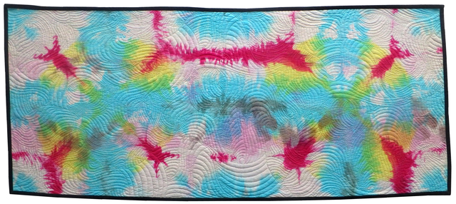 Artist Jean Judd. 'Sound Waves 5 Reverberation' Artwork Image, Created in 2018, Original Textile. #art #artist