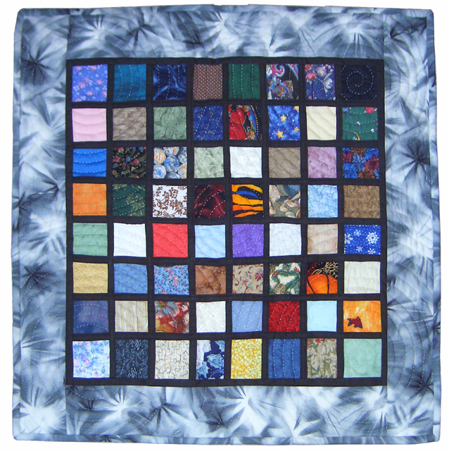 Jean Judd  'Stained Glass Mosaic 1', created in 2007, Original Textile.