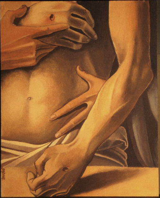 Jean Meyer  'Bellini Detail', created in 2002, Original Painting Acrylic.
