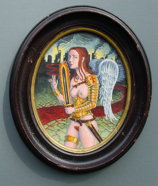 Artist Jeffrey Dickinson. 'Crusader' Artwork Image, Created in 2008, Original Painting Acrylic. #art #artist