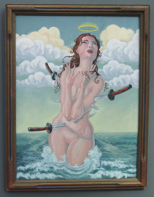 Jeffrey Dickinson  'Santa Monica', created in 2008, Original Painting Acrylic.