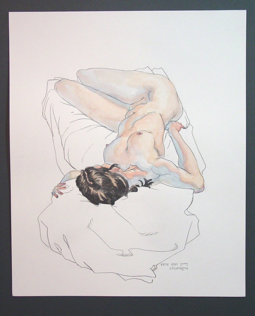 Jeffrey Dickinson  'Katiemay09a', created in 2009, Original Painting Acrylic.