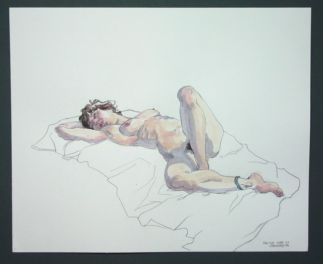 Jeffrey Dickinson  'Nicolemar10a', created in 2010, Original Painting Acrylic.