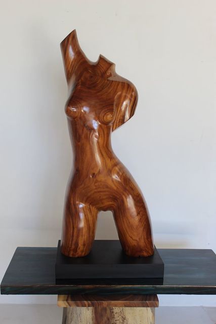 Elizabeth Caballero  'Itzel', created in 2019, Original Woodworking.