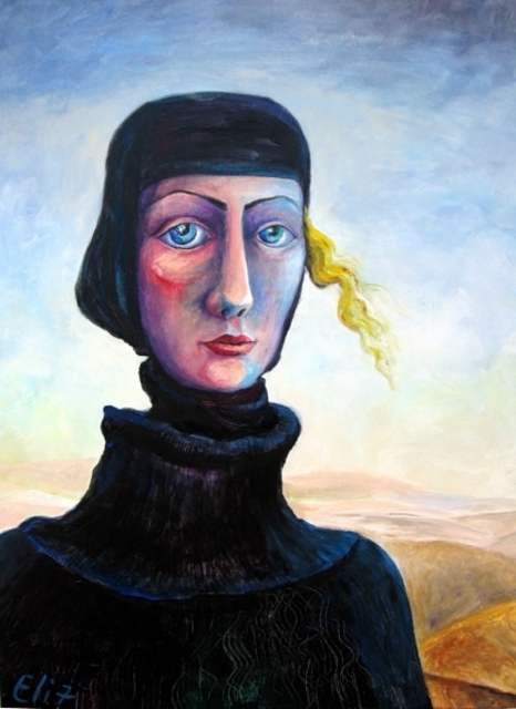Elisheva Nesis  'THE BLONDE', created in 2008, Original Painting Acrylic.