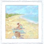 Girl on a Beach By Jessica Dunn
