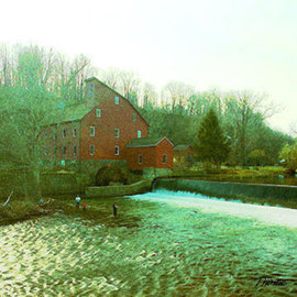 American Old Mill By Thomas Jewusiak