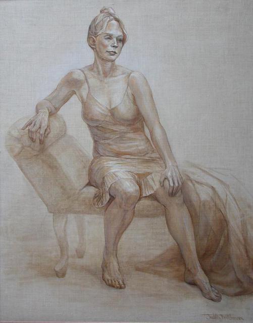 Judith Fritchman  'Lady In Waiting', created in 1999, Original Painting Acrylic.