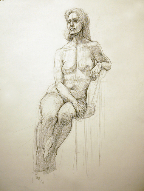 Artist Judith Fritchman. 'Nude 1' Artwork Image, Created in 2005, Original Painting Acrylic. #art #artist