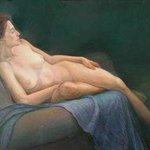 Reclining Nude I By Judith Fritchman