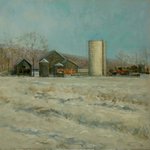 Winter At Lindsays Farm, Judith Fritchman