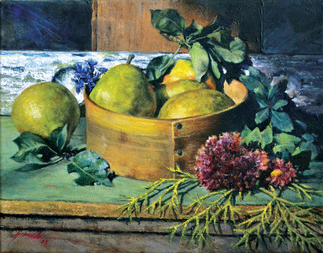 John Gamache  'Pears', created in 2012, Original Giclee Reproduction.
