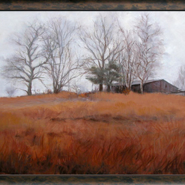 John Gamache: 'early winter', 2001 Oil Painting, Representational. Artist Description: My daughter Lori and I worked on this piece for a Father and daughter show 2 Minds One Vision at a College in Worcester MA...