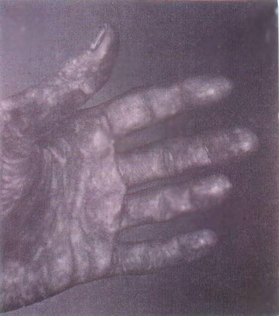 James Gwynne  'Open Hand', created in 1990, Original Drawing Pencil.