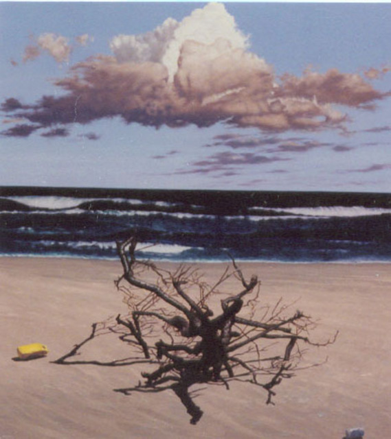 Artist James Gwynne. 'Sandy Hook' Artwork Image, Created in 1992, Original Drawing Pencil. #art #artist