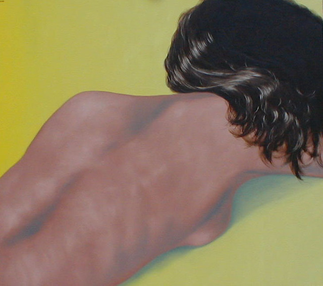 Artist James Gwynne. 'Sleeping Nude' Artwork Image, Created in 2003, Original Drawing Pencil. #art #artist