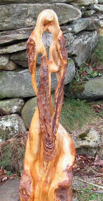 John Clarke  'Shawl', created in 2015, Original Sculpture Wood.