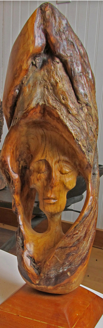 John Clarke  'Sleeper', created in 2006, Original Sculpture Wood.