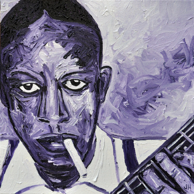 Jaime Hesper  'Blues, Indeed', created in 2012, Original Painting Oil.