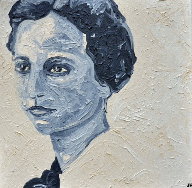 Artist Jaime Hesper. 'Lady Schizzi' Artwork Image, Created in 2012, Original Painting Oil. #art #artist