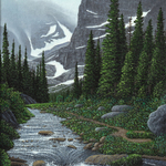 rocky mountain stream By James Hildebrand