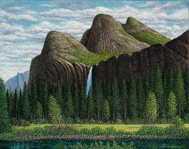 James Hildebrand  'Three Sisters', created in 2019, Original Painting Oil.