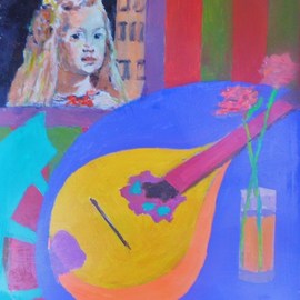 still life with mandolin By James Bones