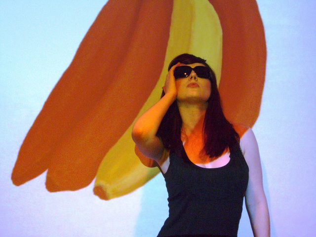 Artist Jim Lively. 'Angela Burnt Orange Bananas' Artwork Image, Created in 2010, Original Photography Color. #art #artist