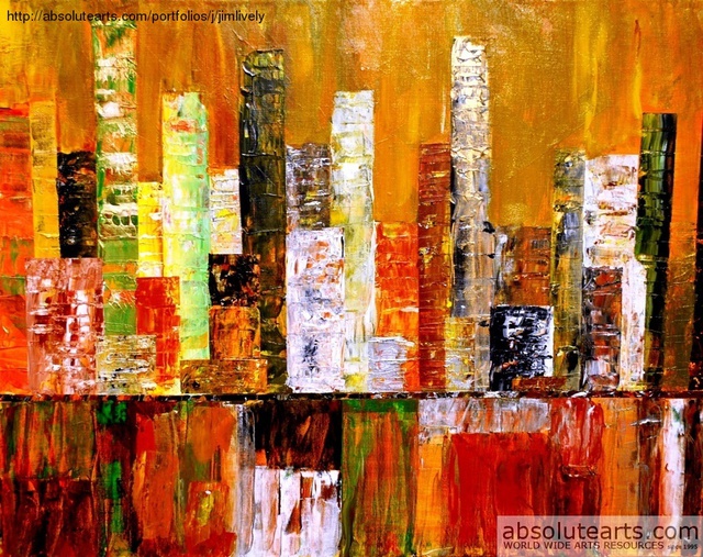 Artist Jim Lively. 'City At Dawn' Artwork Image, Created in 2013, Original Photography Color. #art #artist
