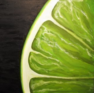 Jim Lively: 'Lime', 2010 Acrylic Painting, Surrealism.          Part of the 