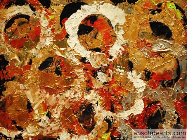 Artist Jim Lively. 'Metallic Abstract Eight' Artwork Image, Created in 2013, Original Photography Color. #art #artist