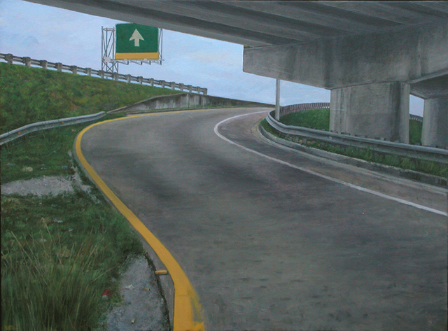 James Morin  'Entrance IV', created in 2006, Original Painting Oil.