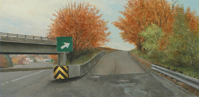 James Morin  'Entrance VI', created in 2008, Original Painting Oil.