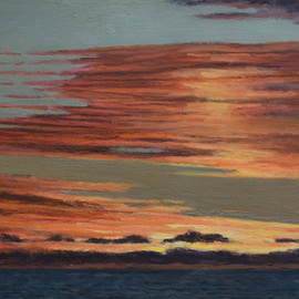 skyscape number 2 sunrise  By James Morin