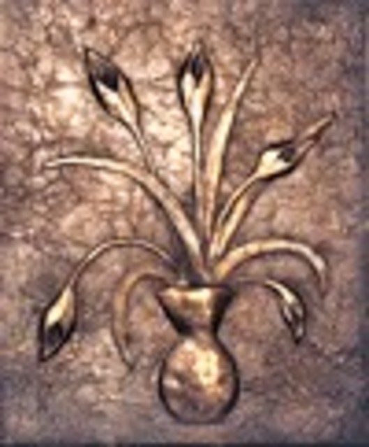 Artist Joe Jumalon. 'Calla Lilys' Artwork Image, Created in 2019, Original Sculpture Bronze. #art #artist