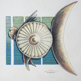 Jean-luc Lacroix Artwork gudule, 2015 Other Drawing, Fish