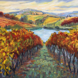 Into Tuscan Vines By John Maurer