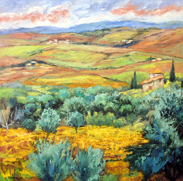 John Maurer  'Tuscanys Finest', created in 2017, Original Painting Acrylic.
