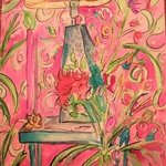 Still Life with UFO Lamp By Jeanie Merila