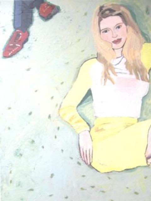 Joanna Glazer  'Never Alone', created in 2011, Original Watercolor.